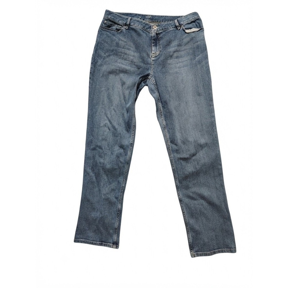 J. Jill Womens‎ Slim Fit Stretch Jeans Medium Wash Blue Denim Size 12